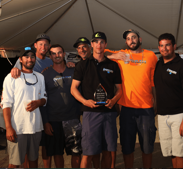 Team FISHLESS, out of Miami, weighed in the heaviest fish at 47.9 lbs. PHOTO CREDIT: Kent Krebeck.