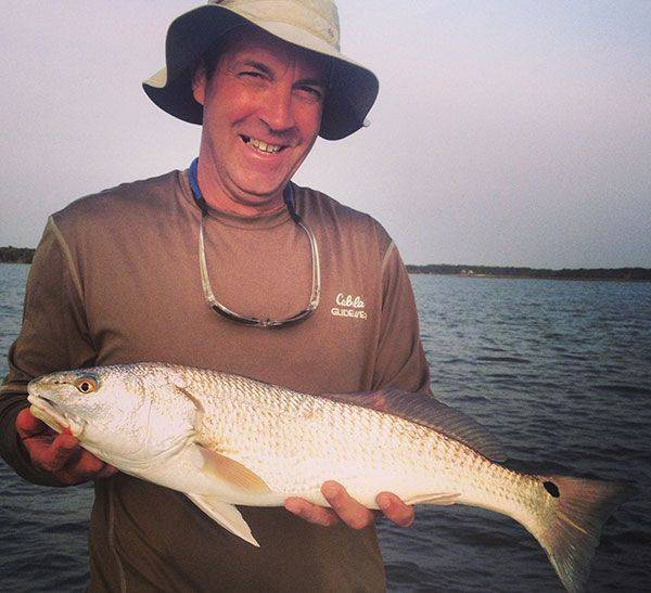 Mike Carpenter from Georgia with one of Nine reds on the day.