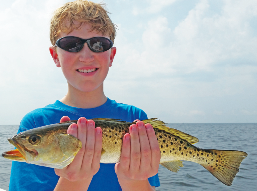 Ethan J gets into a nice summer trout bite!