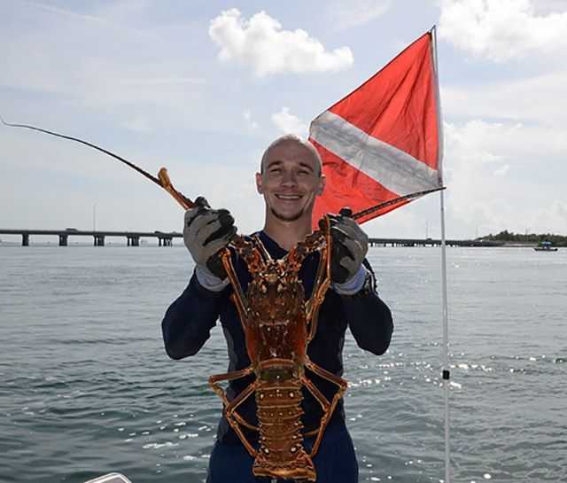 Monster lobster. PHOTO CREDIT: MyFWC.