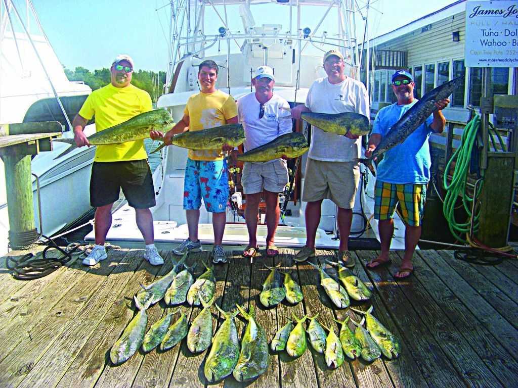 The crew with their catch!