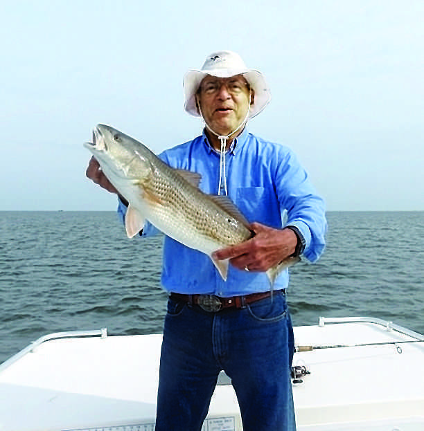 Peter Enyeart with his Hatteras red!