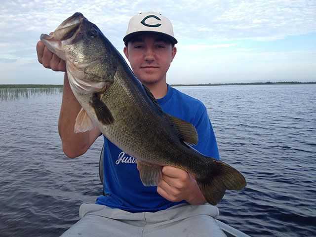 Wade Wilson from Tennessee and a big summertime bass on the ‘Big-O’. PHOTO CREDIT: Capt. Mike Shellen.