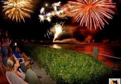 Fireworks at Bimini Sands.
