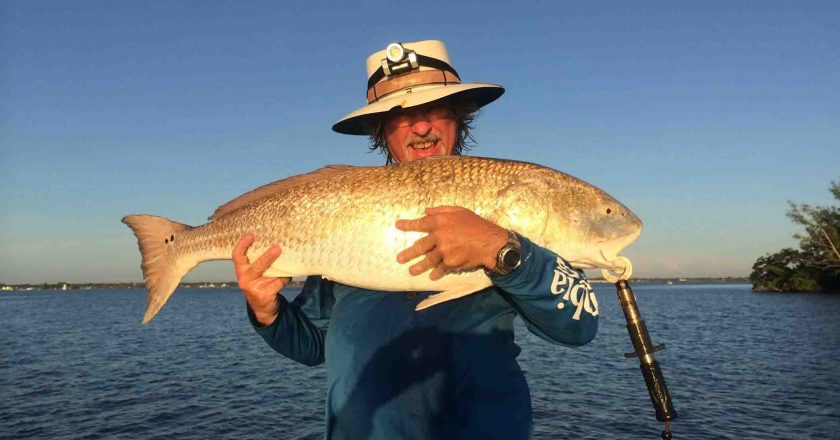 42-inch redfish caught in Sebastian