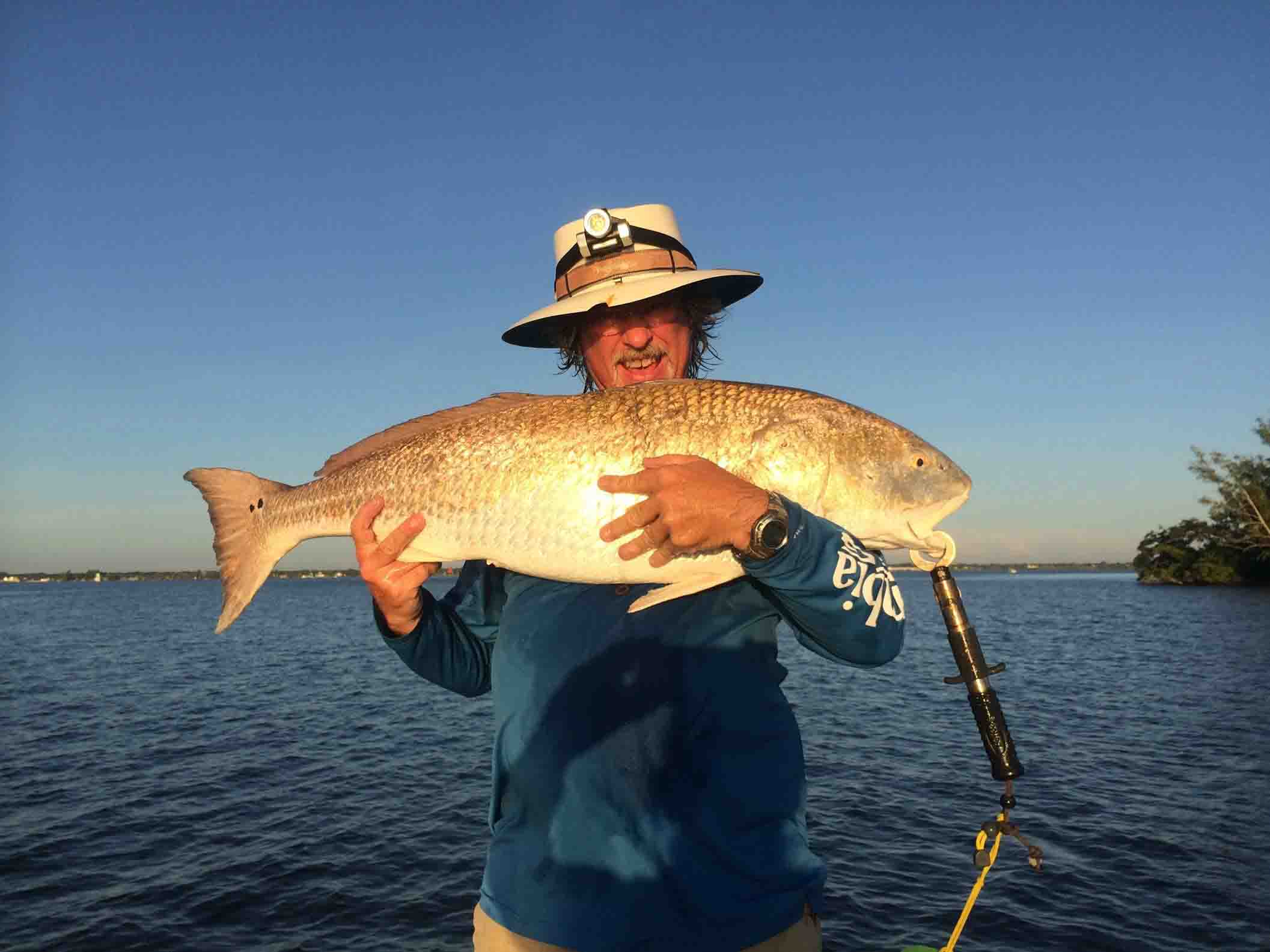 42-inch redfish caught in Sebastian