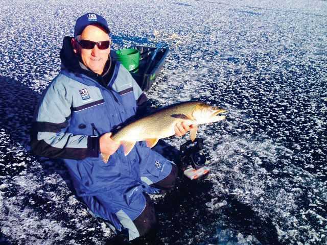 Fishing Through The Ice For Colorado Lake Trout - Coastal Angler & The  Angler Magazine