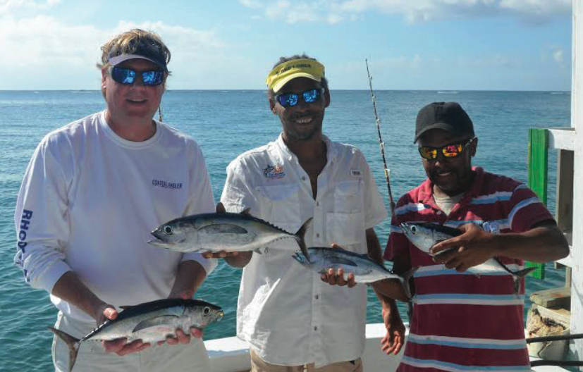 Mike with Roatan anglers