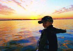 Kid fishing