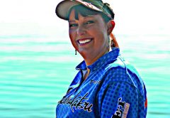 girl fishing