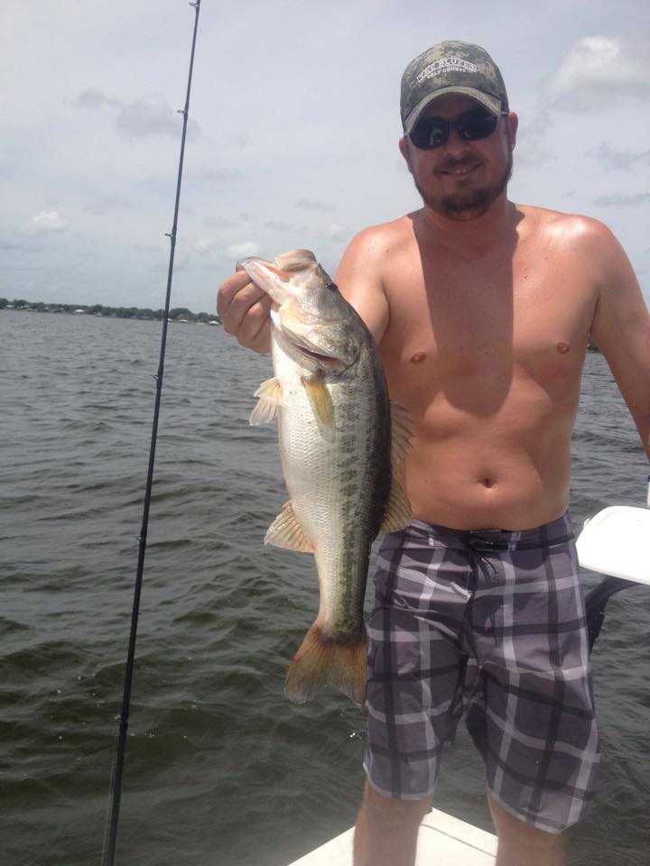 Joel Walkup with 2nd largest fish 6.18 lbs