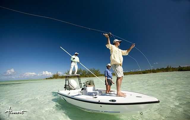 Flyfishing in the Bahamas, a $141 million dollar Bahamamian industry. PHOTO CREDIT: Tiamo Resorts.