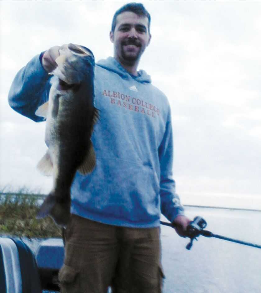Tommy Schulz from Jupiter with a 6 lb. bass