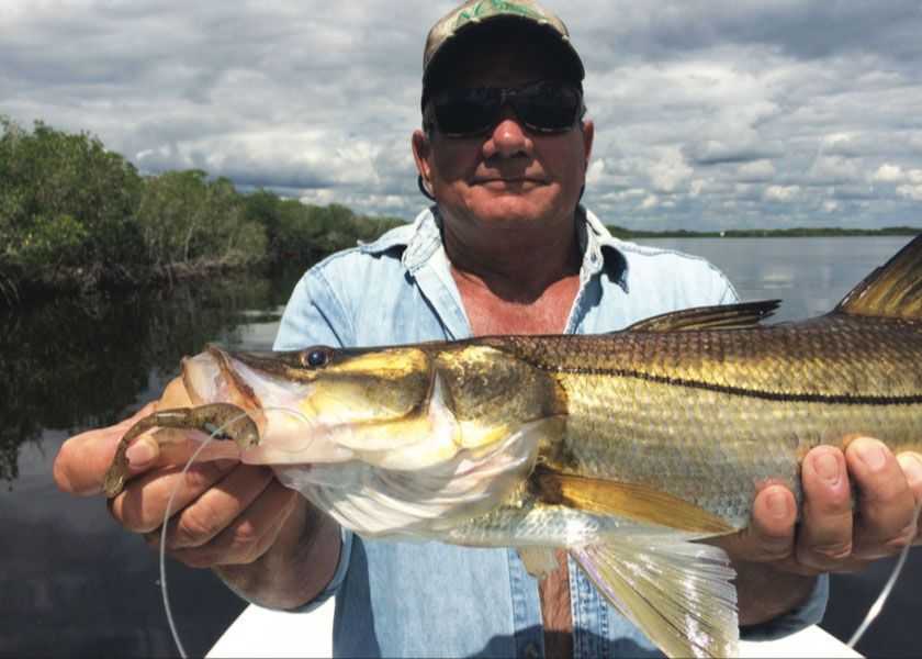 Bruce Stephens, Snook, with Capt Dave Stephens