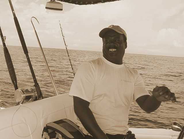 Capt. "Cali" Calvin Johnson , has been fishing out of Davis Harbour Marina at Cotton Bay Club in South Eleuthera for 30-plus years