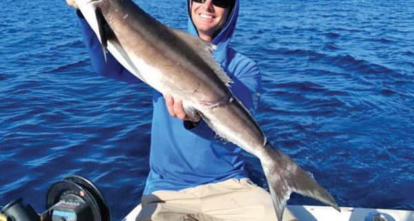 Nice cobia caught on a fun afternoon aboard the Underfire with Capt Zach.