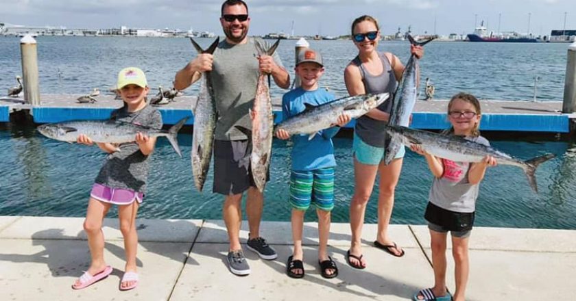 The King has Returned! The Ross family got all the kings they could reel in on a recent trip aboard the Fire Fight with Capt. Joe.