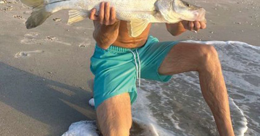 Lance White says the snook bite has been hot!