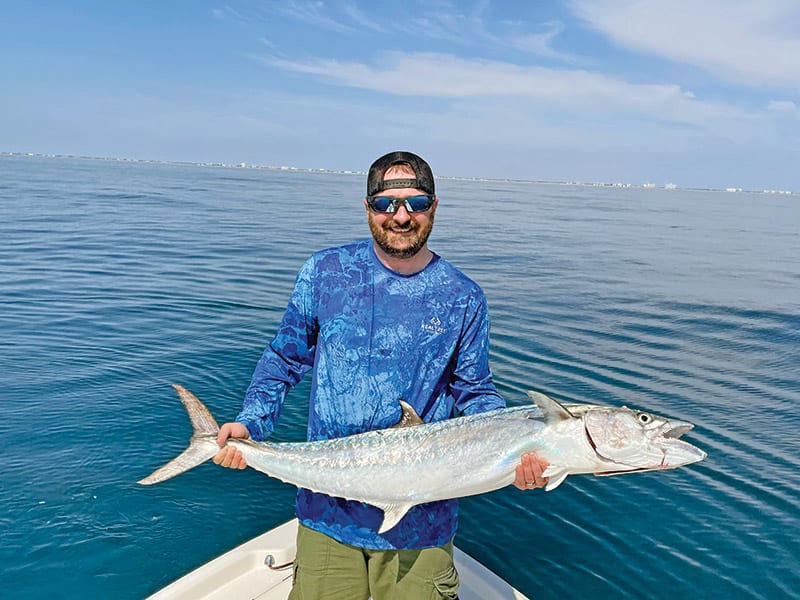 Capt. Justin put his clients on their personal best king mackerel.