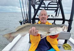 Mickey with a nice trout!