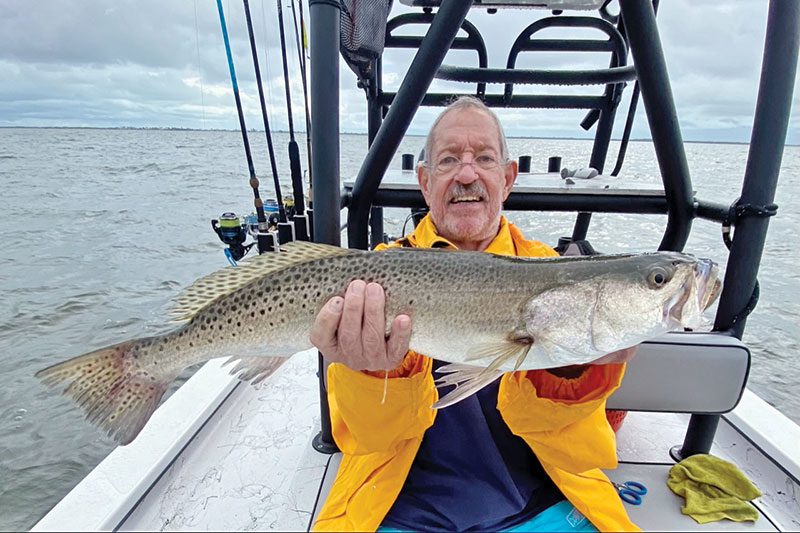 Mickey with a nice trout!