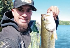 Matt Myers hooked this 2 lb. 9 oz largemouth bass while on a freshwater fishing excursion to Mogadore Reservoir Portage County, Ohio—a great way to beat the FL heat!