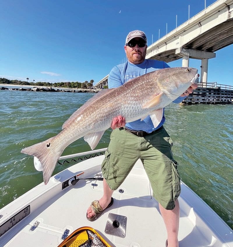 Big redfish for Kevin!