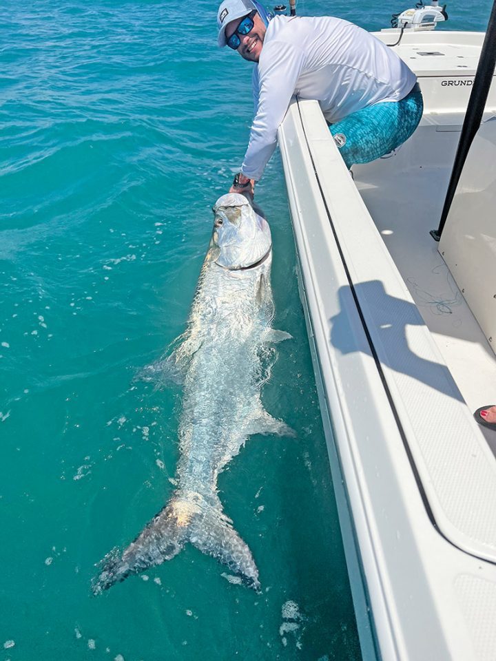 Craig from New York with his personal best tarpon!
