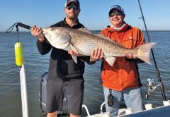 Redfish are just one of the species of fish that thrive where sea grass meadows are able to grow.