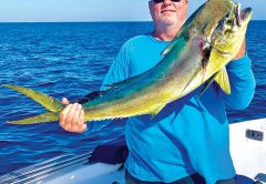 Mark Couvillon with a nice bull caught off Fort Lauderdale in 600 feet.