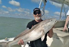 Beautiful, fun morning cathing reds with Capt. Zach on the Under Fire.