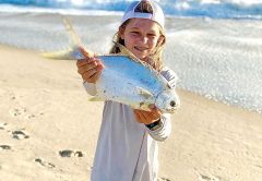 Last year, local youth angler, Abram, partnered with Capt. Lukas to take first place overall in the Roy’s Surf Fishing Challenge, held along the entire East Coast of Florida.