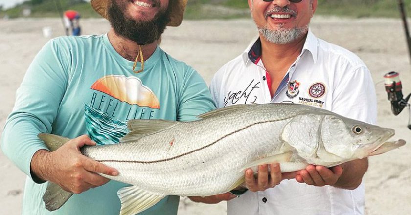 Phenomenal surf snook fishing will continue on Brevard beaches throughout September.