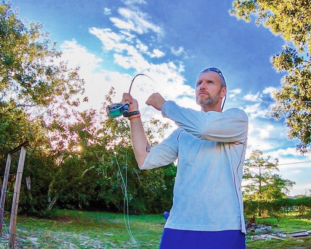 fly fishing casting step 4