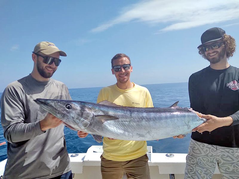 Another great day was had aboard the Underfire with Capt Zach. Handful of kings, cuda, red snapper, sandbar sharks and one wahoo missing its tail!