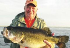 handling a trophy bass