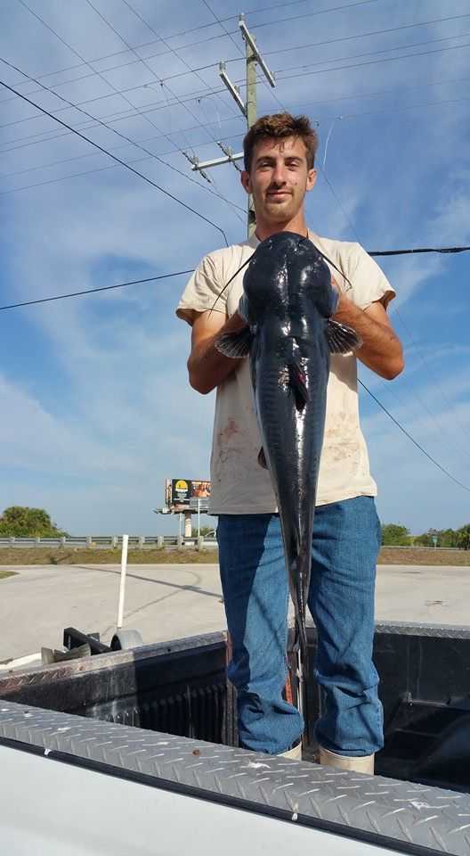 Jonathan's 20-lb catfish, Lake Okeechobee