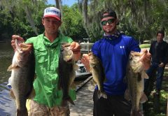 Lane Crosson and Jim Perk, 22-lbs, 8.5lbs, Big Fish, Lake Istokpoga