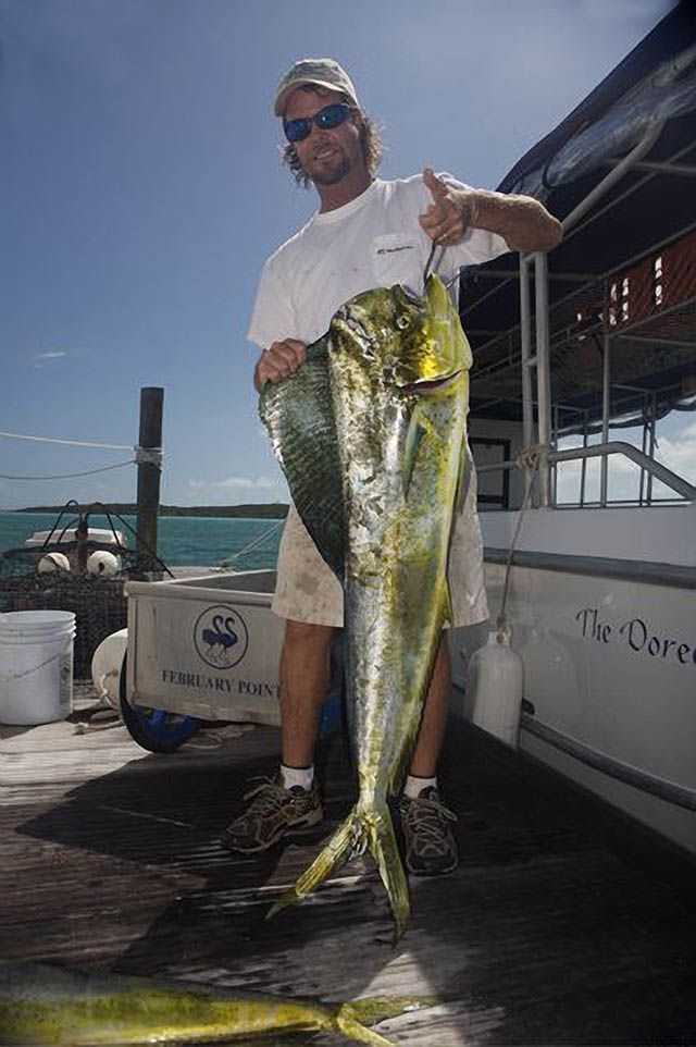The bigger mahi are just getting here. PHOTO CREDIT: Fish Rowe Charters.