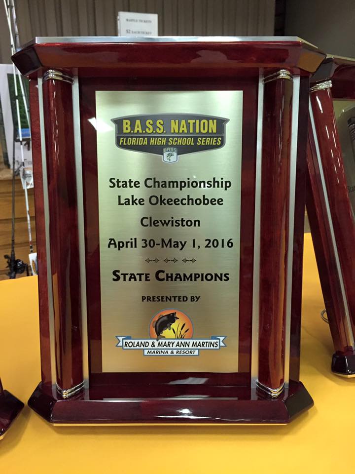 BASS Nation FL HS Champion Trophy