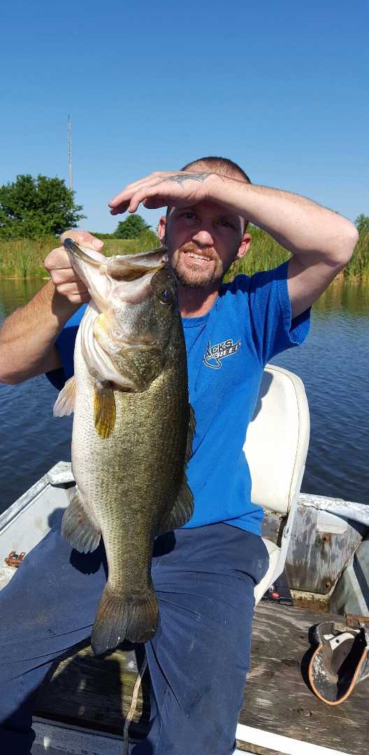 Bill C., 8.75 lbs bass, Polk pond