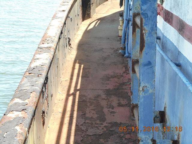 Cleared port deck. PHOTO CREDIT: St. Lucie County.