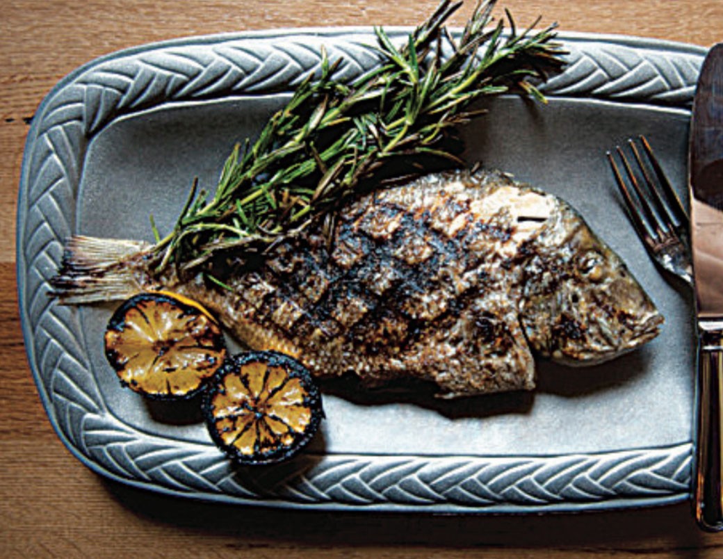 Grilled Whole Pan Fish