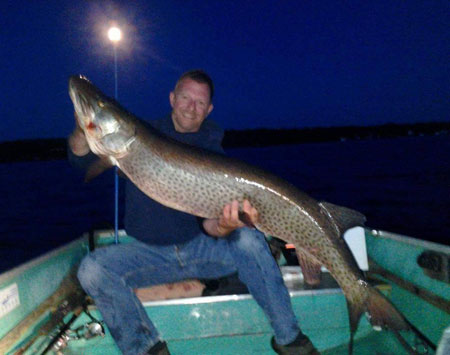 November/December is Muskie Haven on The St. Lawrence River