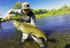 Charlie Warfield salmon fishing