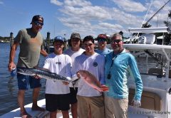 From last year’s KDW, Team Reelin Cash, Cash Fenton weighed in a 5.4 pound wahoo, the only wahoo caught, for 1st Place wahoo division.