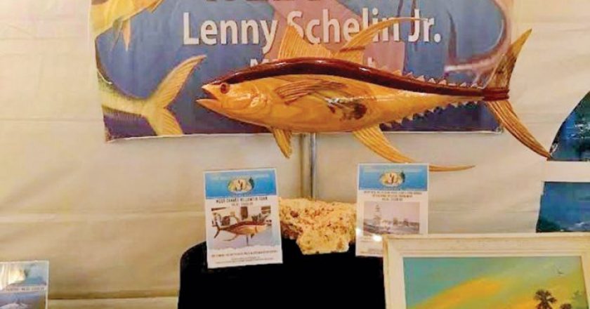 Top auction items included a carved tuna by woodcarver artist Randy Ard.