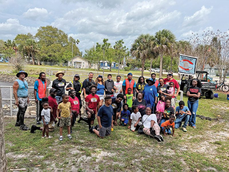 Early in March, a diverse group of volunteers helped remove bottles, cans and other debris from Moore’s Creek, an urban tributary that runs through downtown Fort Pierce.