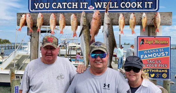 Jay, Gary and Mary from Delplaine, Arkansas had a great day aboard Big Easy Charters.