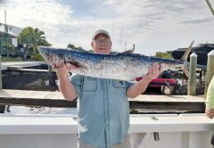 Big king mackerel are biting along the Treasure Coast.
